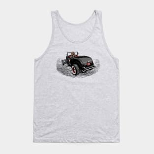 Hot Rod Girl black/red version Tank Top